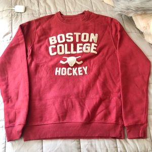 Boston College Hockey Embroidered Sweatshirt